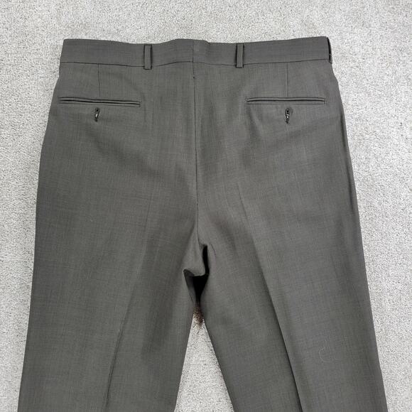 Hugo Boss Galilei Omega Suit Mens 42S Tan Brown Flat Knit Wool Blend Two Button - Picture 12 of 16